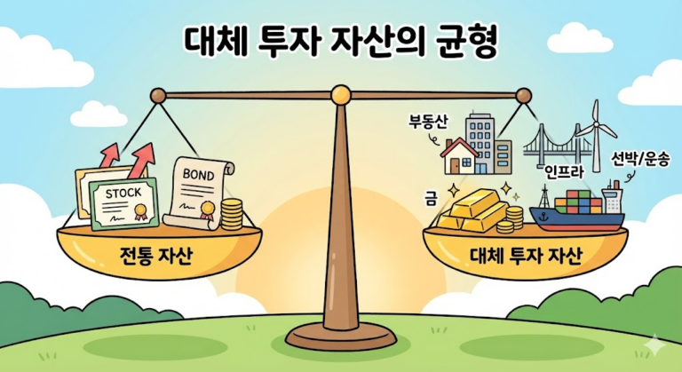 주식, 채권만으로는 불안하다면? 대안투자(Alternative Investment)의 종류와 특징 총정리