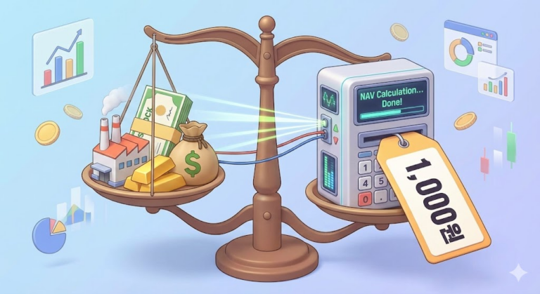 집합투자기구(펀드)와 집합투자증권의 결정적 차이를 아시나요? 펀드의 가격표인 '기준가격'이 산정되는 원리(시가평가)와 환매 시 적용되는 미래가격(Blind) 방식까지 정리해보았습니다.