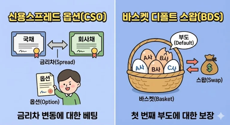 신용스프레드 옵션(CSO)과 바스켓 디폴트 스왑(BDS)