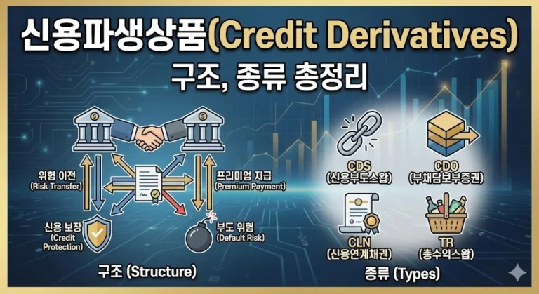 신용파생상품(Credit Derivatives) 구조, 종류 총정리